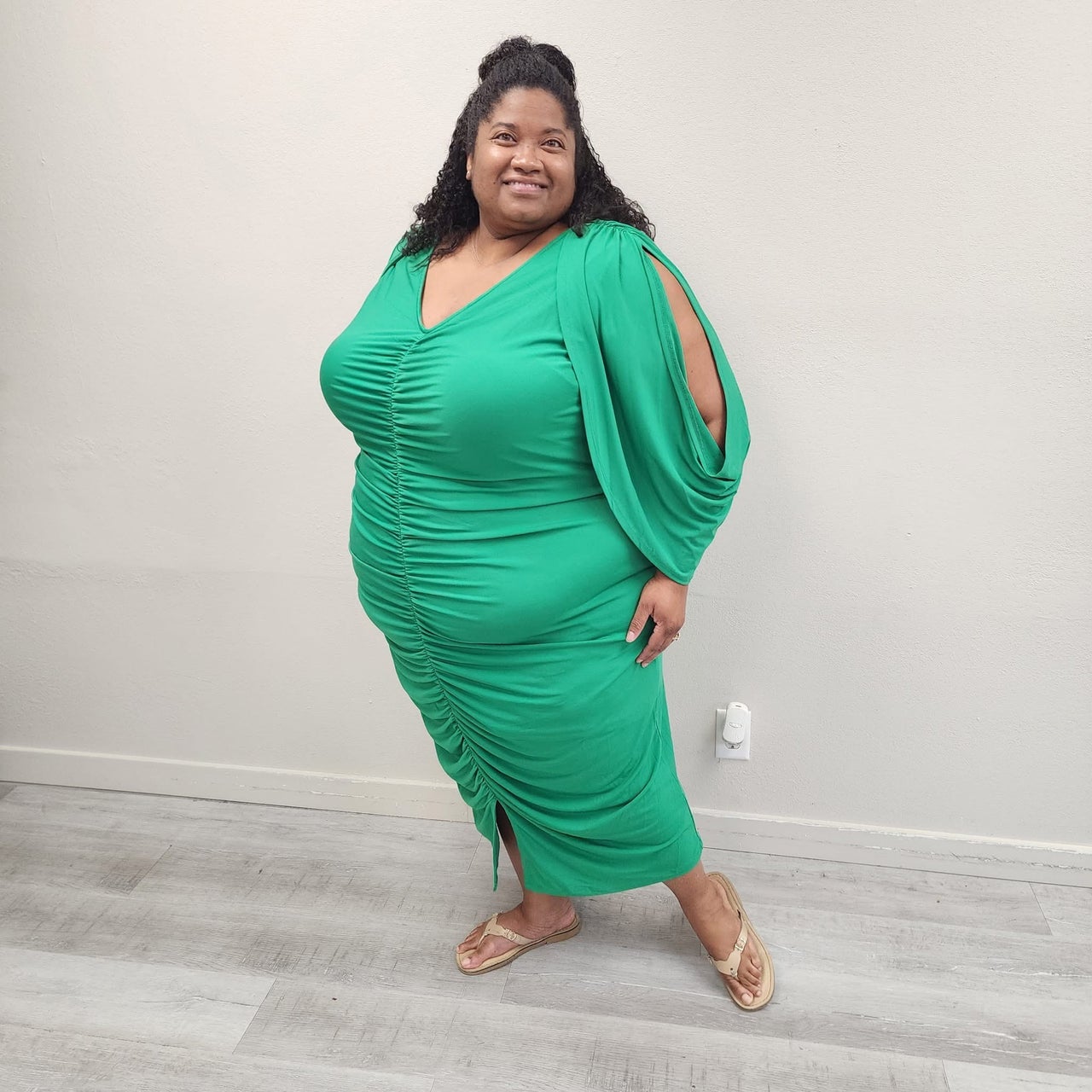 ashley stewart green dress Ashley Lauren 11399 Formal Dress Emerald Black / 0 main image 1