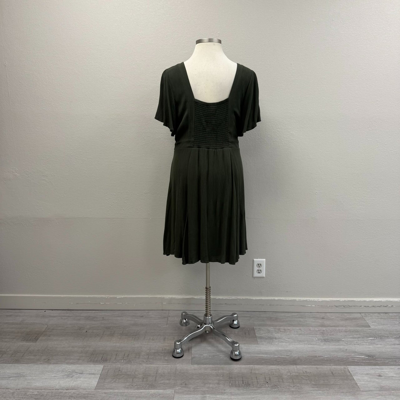 black dress size 22 Widow Fairy Lace Satin Lace Trim Mini Slip Dress main image 0