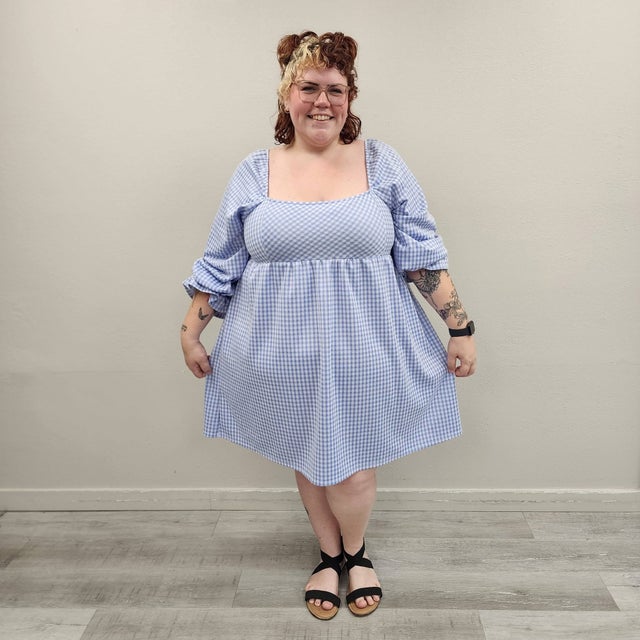 princess polly baby blue dress Blue Plus Size Dresses for Women main image 1