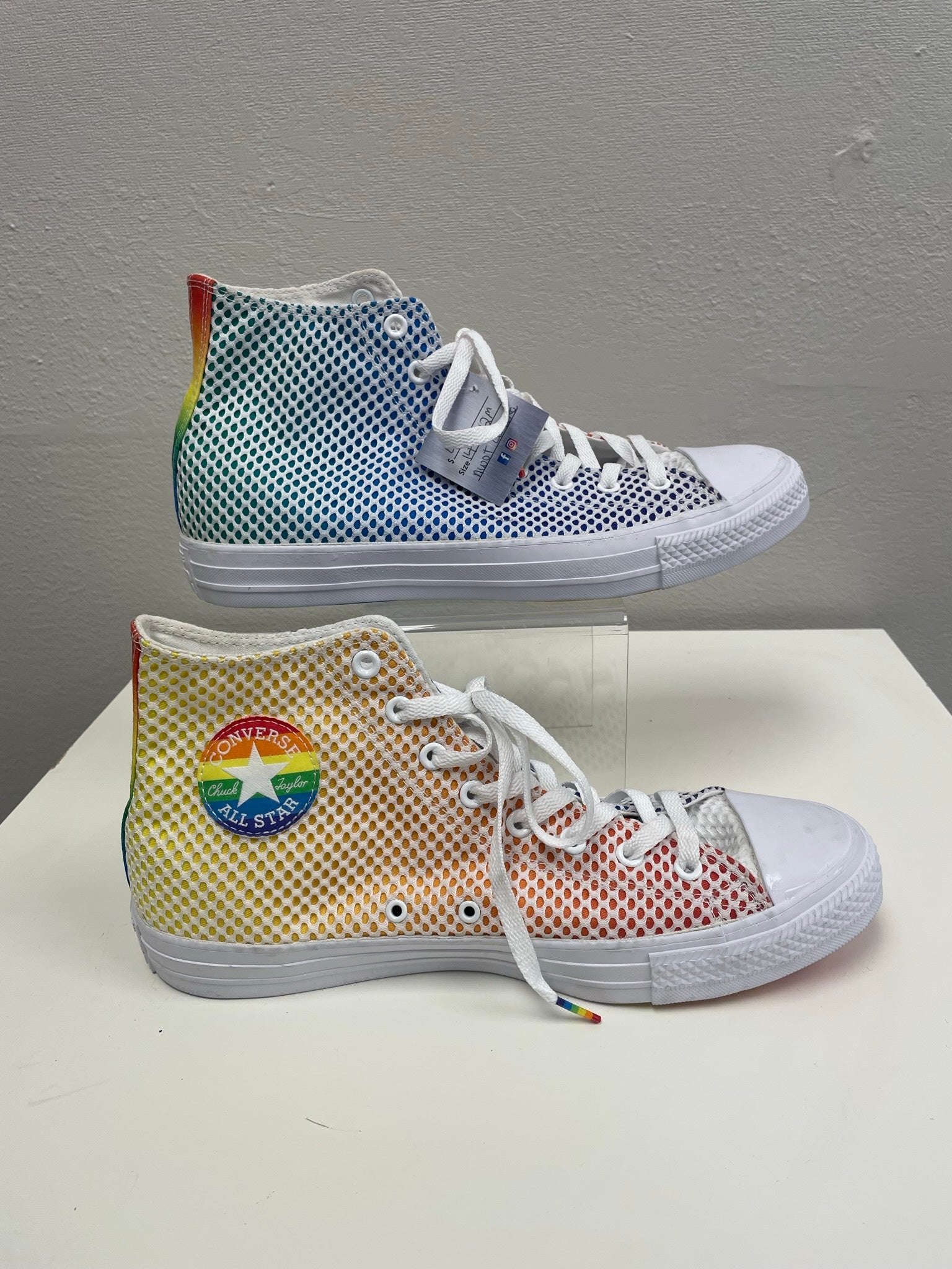 Converse chuck taylor all star pride mesh high top top