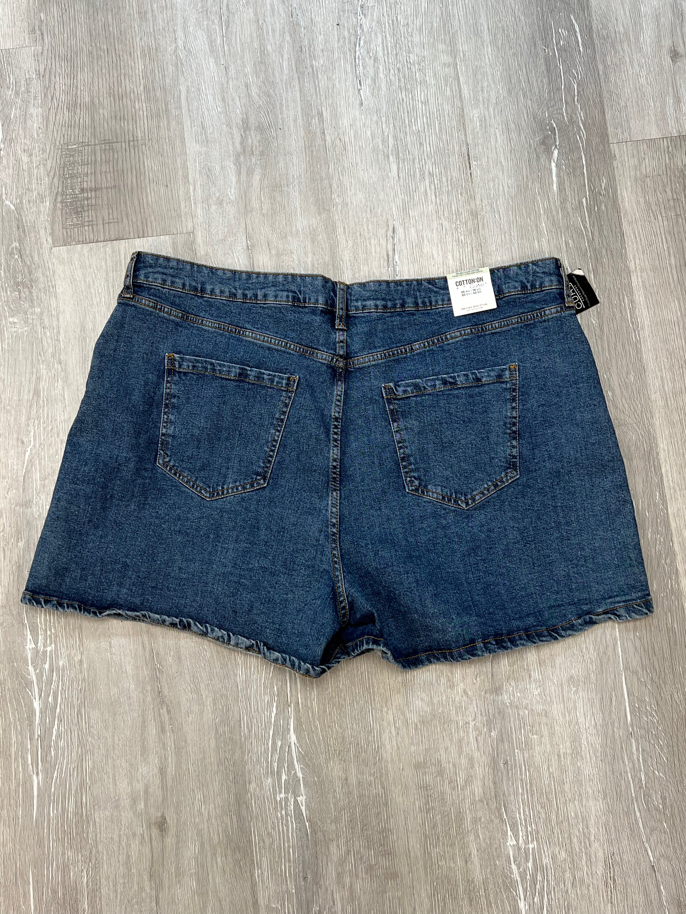 Size 18 denim shorts store