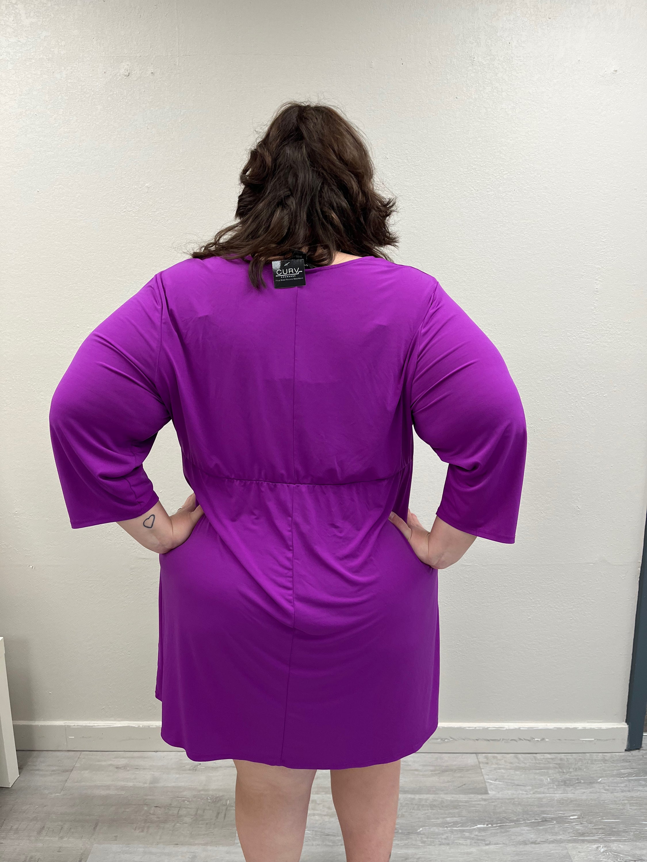 Lane Bryant Twist Front Fit Flare Dress Size 26 Shop CURV Online Plus Size Resale